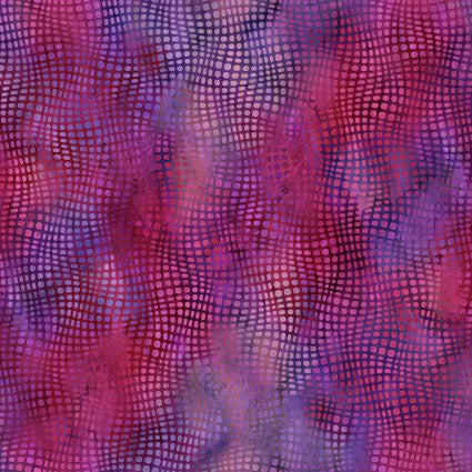 Impressions by Jason Yenter fabric magenta dots