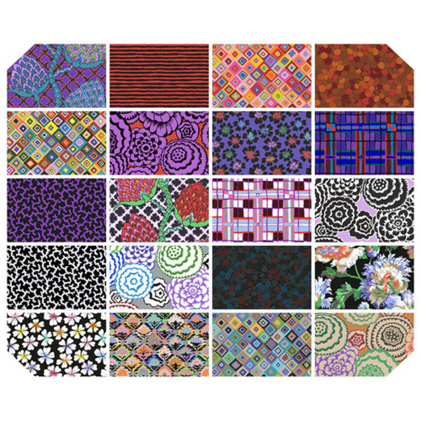 Kaffe Fassett Feb 2024 2.5" Design Roll Dark