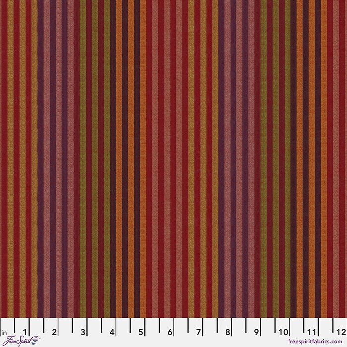 Kaffe Fassett Woven Stripes Caterpillar Stripe Earth