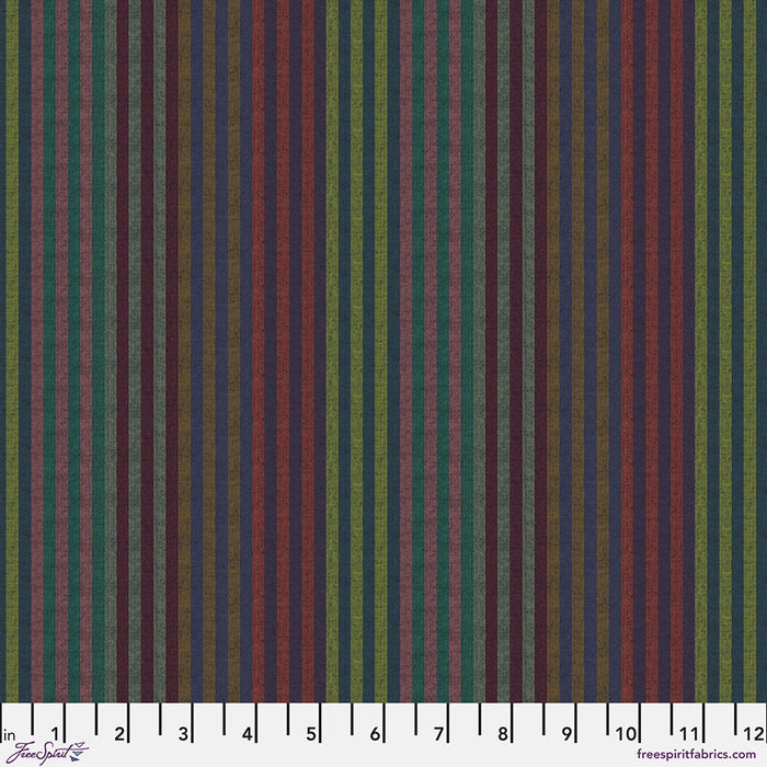 Kaffe Fassett Woven Stripes Caterpillar Stripe Twilight