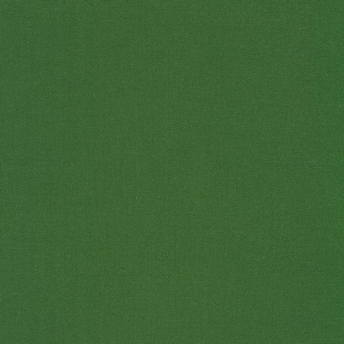 Basil Kona Cotton solid fabric by Robert Kaufman. 100% cotton fabric in a rich, earthy green color.