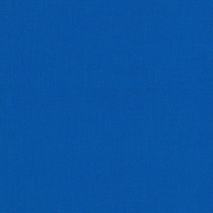 Blueprint Kona Cotton solid fabric by Robert Kaufman. 100% cotton fabric in a classic blue color.