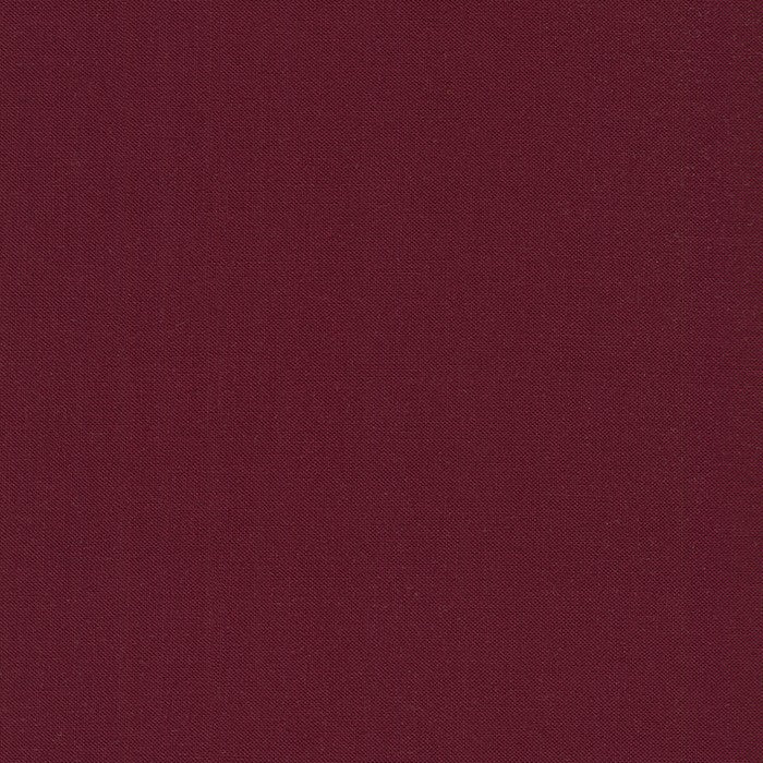 Burgundy Kona Cotton solid fabric by Robert Kaufman. 100% cotton fabric in a deep burgundy color.