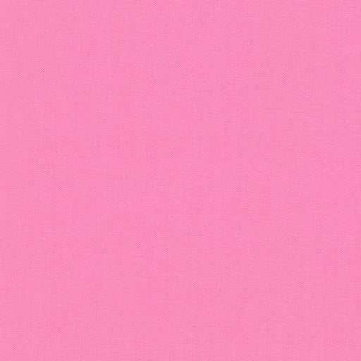 Candy Pink Kona Cotton solid fabric by Robert Kaufman. 100% cotton fabric in a soft light pink color.