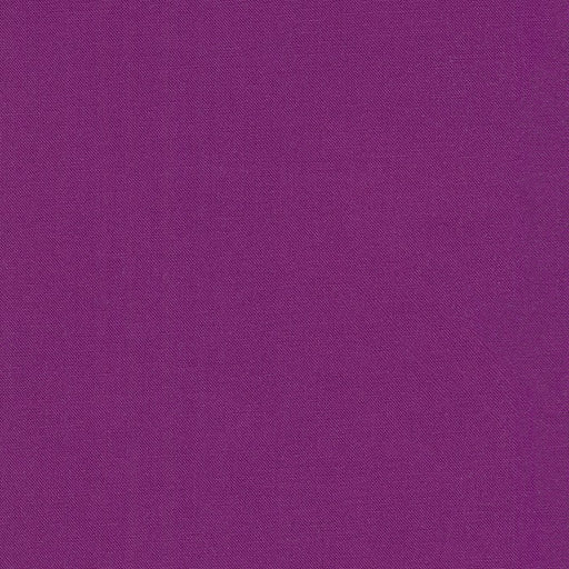 Dark violet Kona Cotton solid fabric by Robert Kaufman. 100% cotton fabric in a deep purple color.