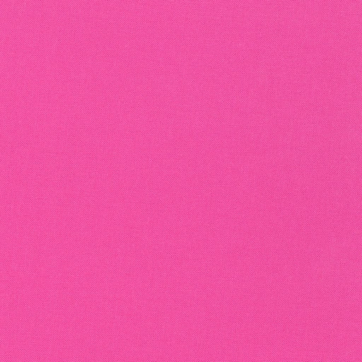 Dragon Fruit Kona Cotton solid fabric by Robert Kaufman. 100% cotton fabric in a vibrant fuchsia color.