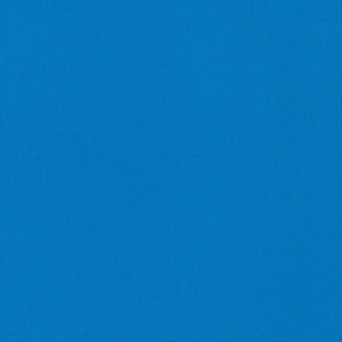 Malibu Kona Cotton solid quilting fabric by Robert Kaufman. 100% cotton fabric in a blue color.