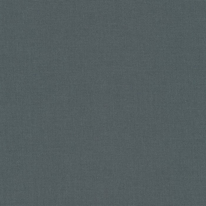 Metal Kona Cotton solid fabric by Robert Kaufman. 100% cotton fabric in a gray color.