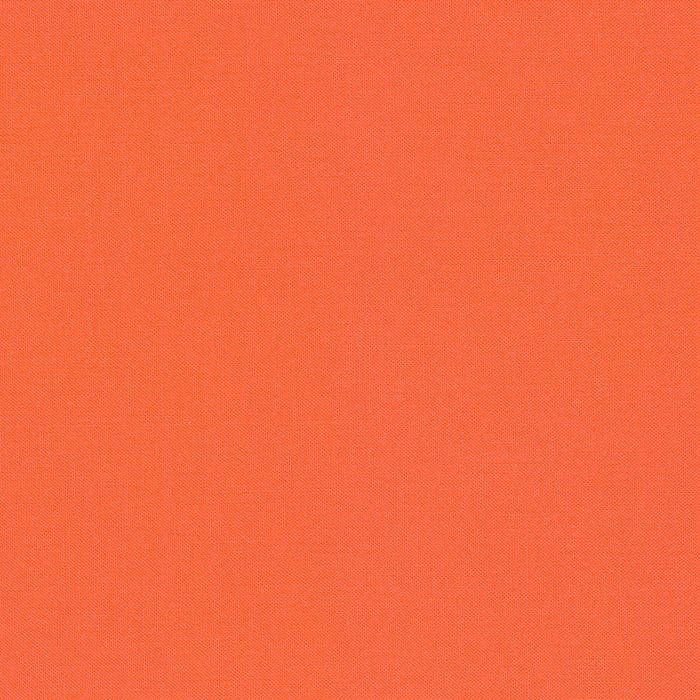 Orangeade Kona Cotton solid quilting fabric by Robert Kaufman. 100% cotton fabric in an orange color.