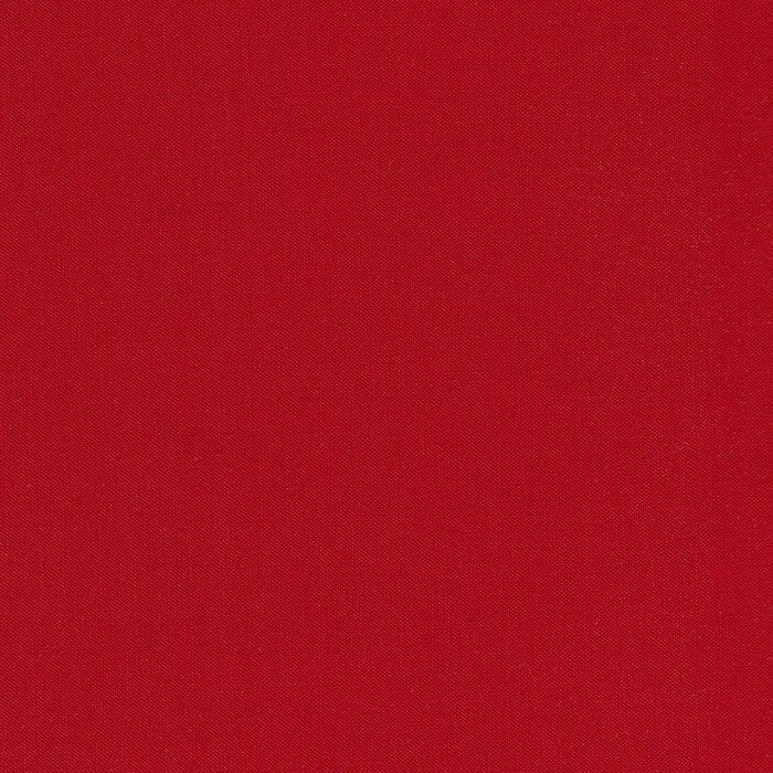 Rich Red Kona Cotton solid quilting fabric by Robert Kaufman. 100% cotton fabric in a red color.