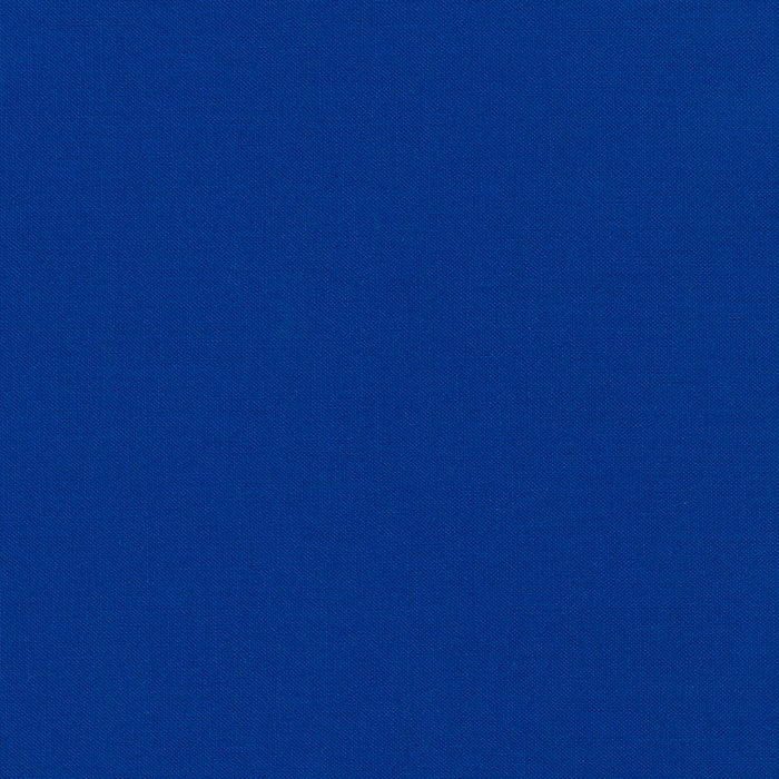 Riviera Kona Cotton solid quilting fabric by Robert Kaufman. 100% cotton fabric in a blue color.