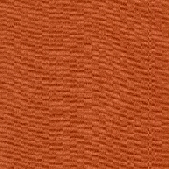 Spice Kona Cotton solid quilting fabric by Robert Kaufman. 100% cotton fabric in an orange color.