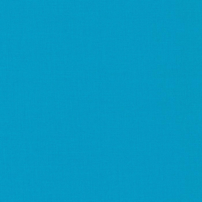 Turquoise Kona Cotton solid quilting fabric by Robert Kaufman. 100% cotton fabric in a turquoise color.