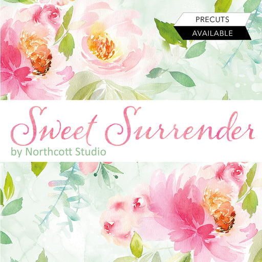 Sweet Surrender layer cake precut fabrics from Northcott in floral patterns