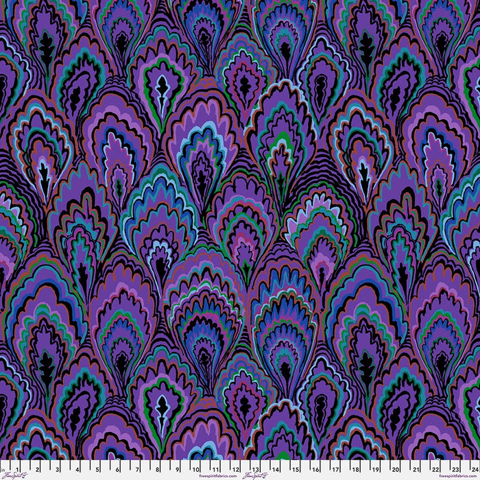 Marble Scallops Purple Kaffe Fassett Collective February 2025