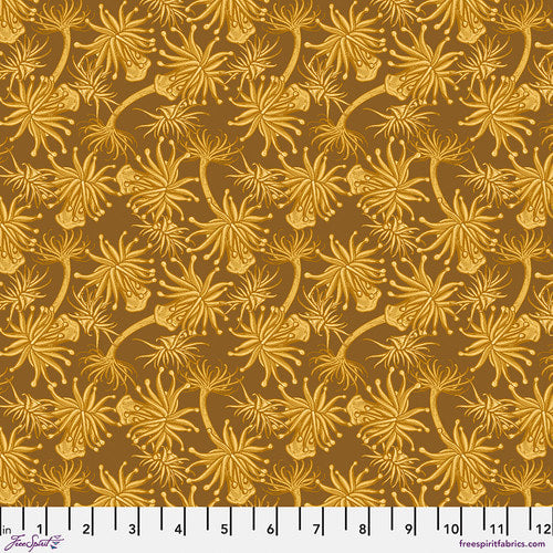 Mariana Anemones - Golden fabric FreeeSpirit