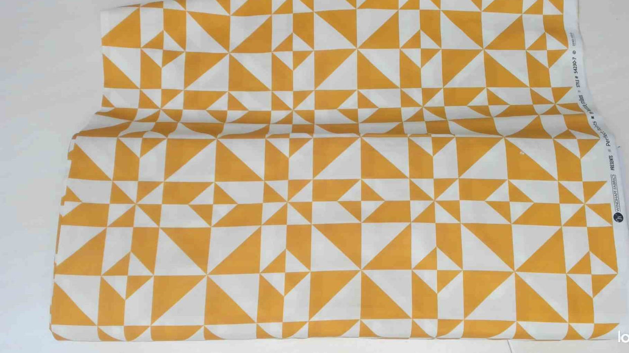 Perfect Points Windham Star Yellow fabric