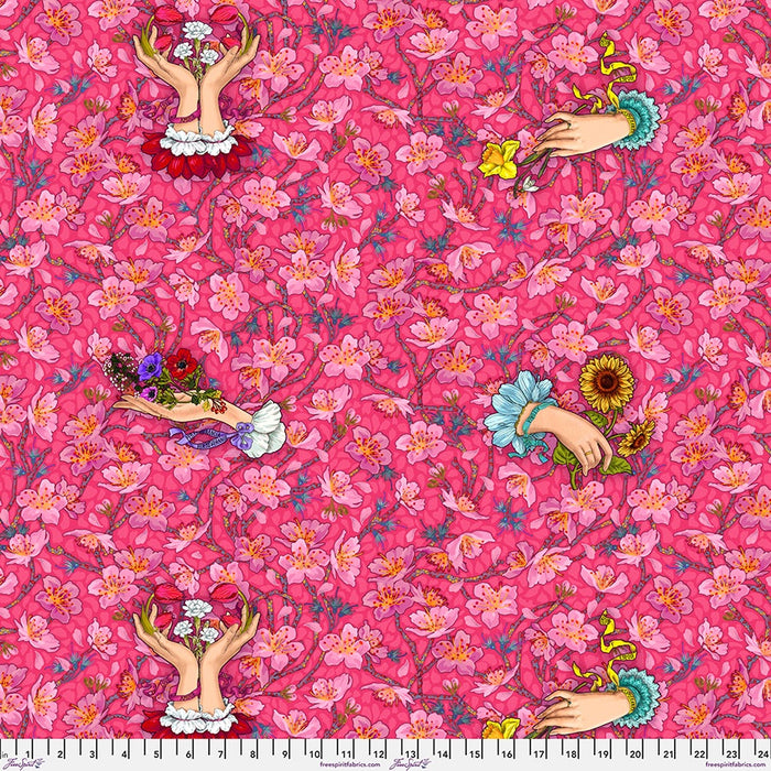 Language of Flowers Rose Say It with Flowers Fabric