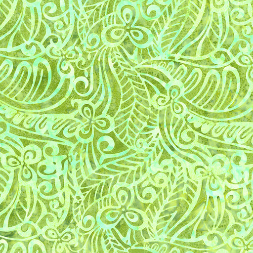 Paradise Bay Avocado 83151-75  Banyan Batiks