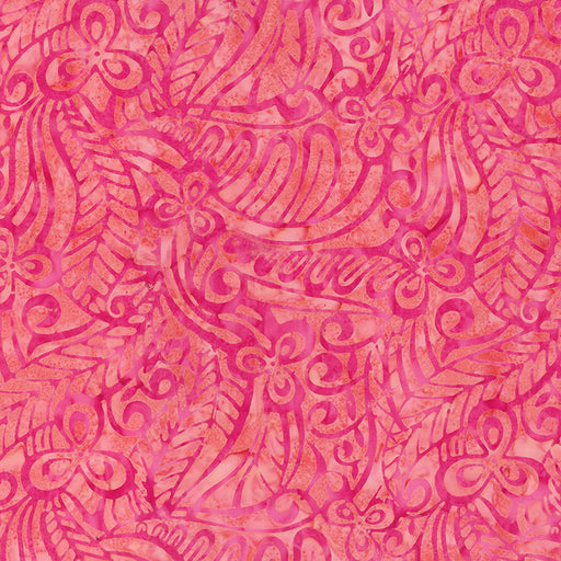 Paradise Bay Pink Bunch 83151-28  Banyan Batiks