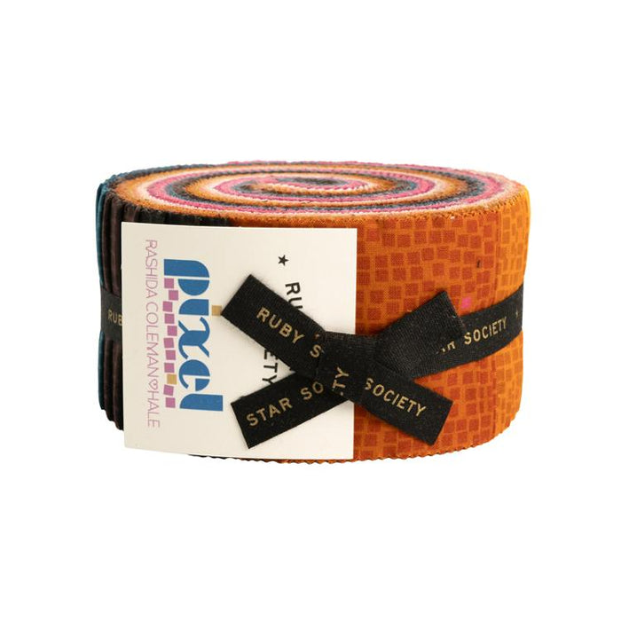 Pixel jelly roll of precut fabrics from Moda fabrics