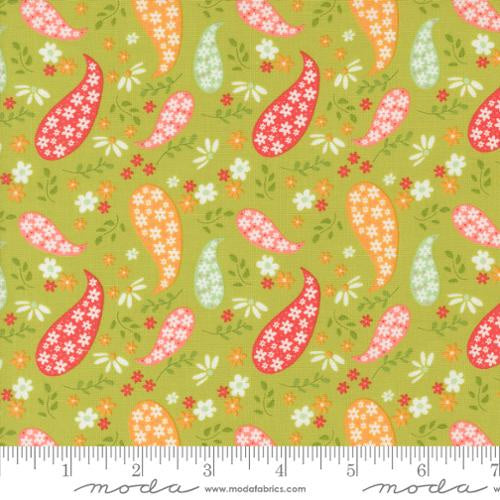 Raspberry Summer Lime 37691 17 fabric