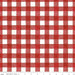 Riley Blake White as Snow Buffalo Plaid Red fabric