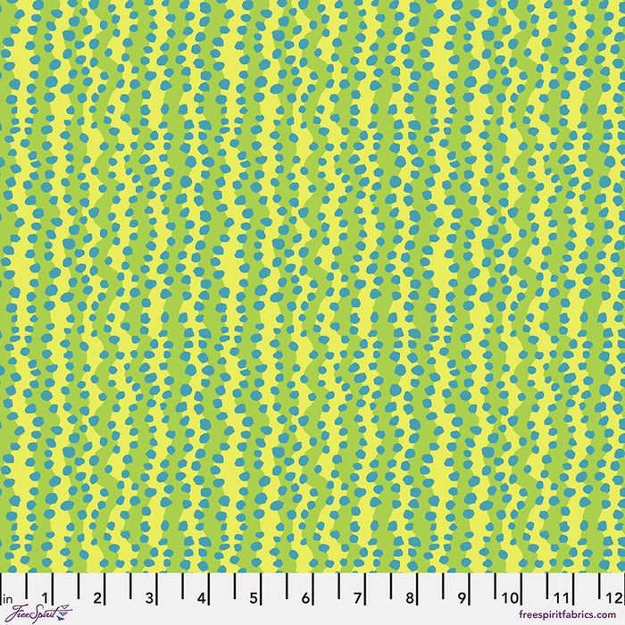 SM Bubble Stripe Yellow Kaffe Fassett Collective February 2025