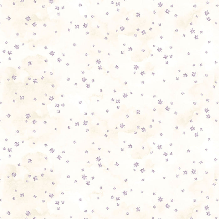 Soft Spoken Asterik Flower Heather fabric 1643-53 
