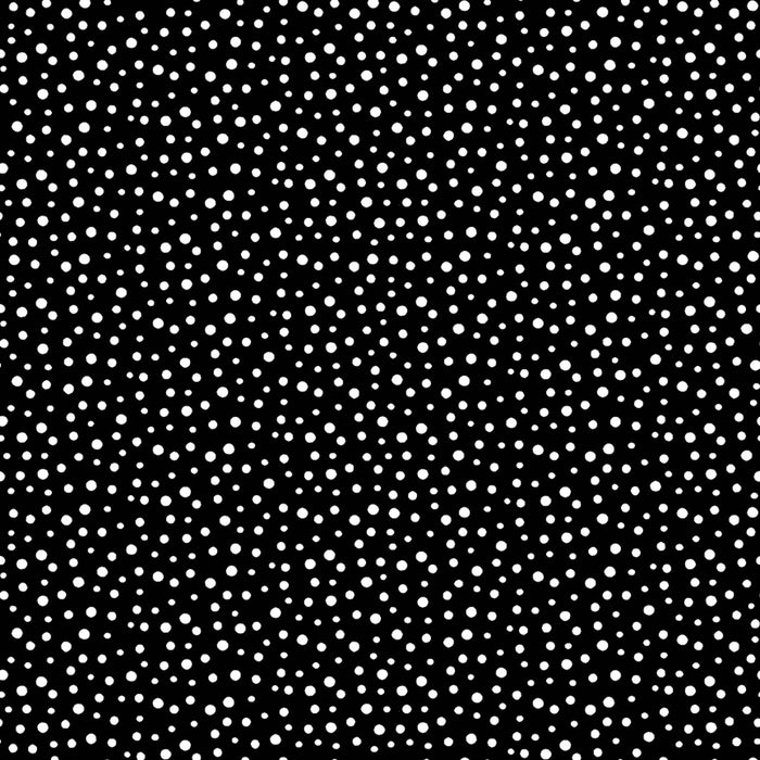 Susybee Irregular Dot Black fabric - SB20171-199