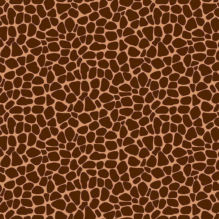 Susybee Zoe the Giraffe Skin Print Brown fabric - SB20258-280