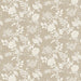 Taupe Gray Floral yardage 826-90 Taupe/Gray Tranquility fabric collection by Kim Diehl for Henry Glass &amp; Co.