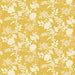 Yellow Floral yardage 826-44 Yellow Tranquility fabric collection by Kim Diehl for Henry Glass &amp; Co.