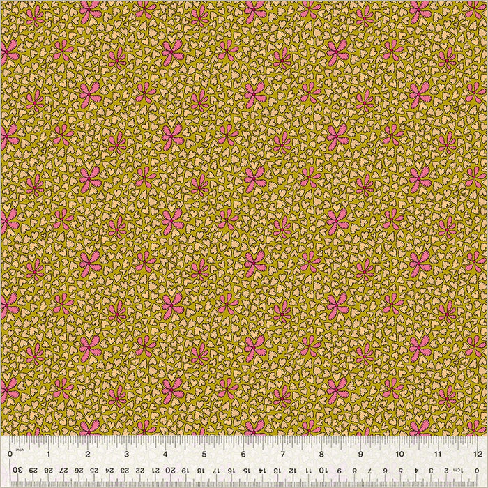 Twilight Dazzle Mustard fabric 54304D-7