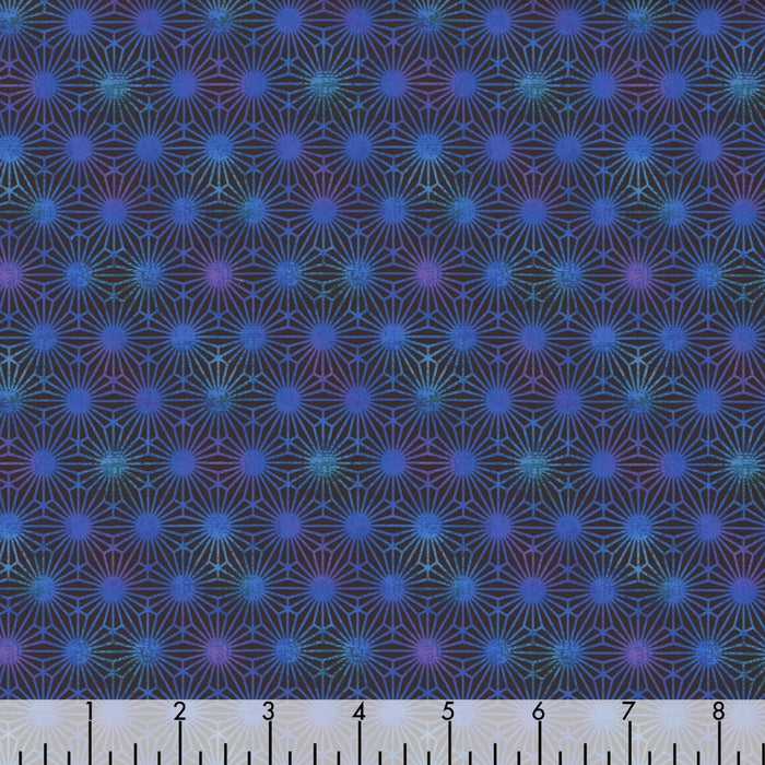 Vivid Purple Dots fabric - In The Beginnings